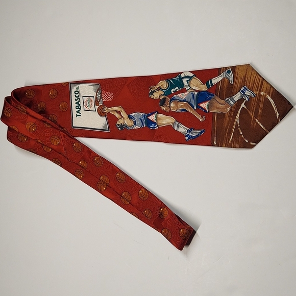 Tabasco Label Hot Sauce Neck Tie 👔 - Picture 5 of 12